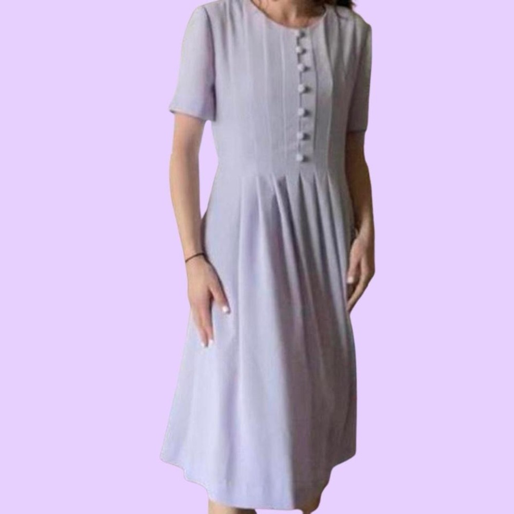 Vintage 1980s DW3 for David Warren lilac dress 🔥
